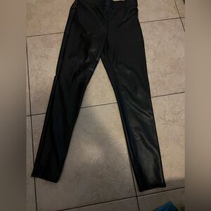 Abercrombie Kids - Size 13/14 - Skinny Black (pleather) pants